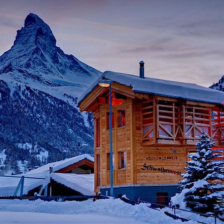 Chalet Schwalbennest Церматт Экстерьер фото